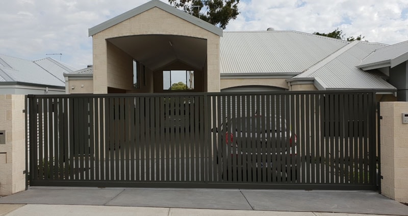 black fencing