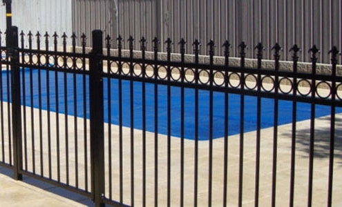 photo of swimming pool fencing