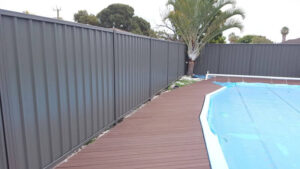 Colorbond Fencing around a pool